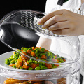 Plastic Lid With Rotatable Switch For Storage Food